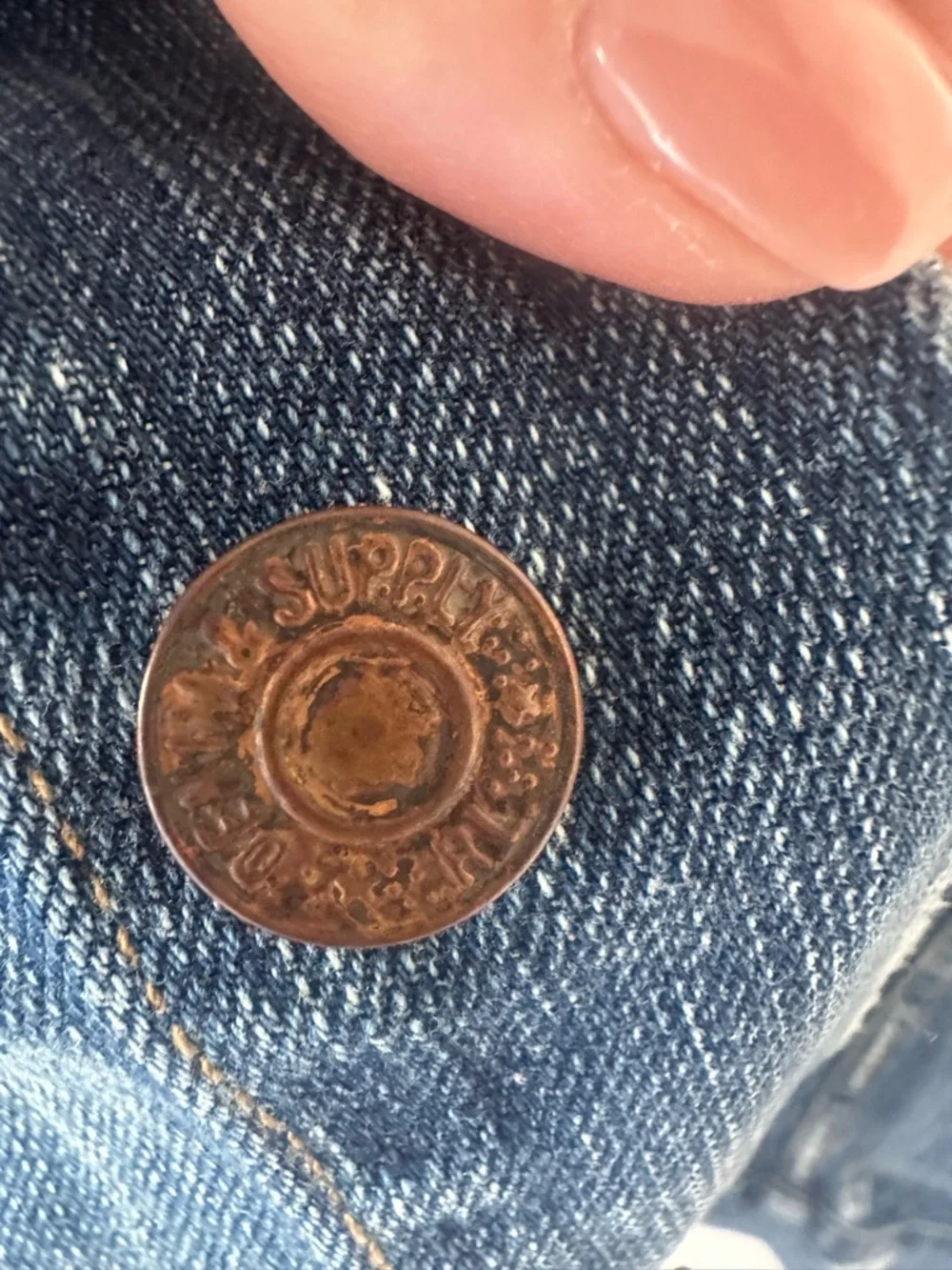 Ralph Lauren Blue Denim Trucker Jacket - Picture 3 of 8